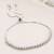 Pure 925 silver adjustable tennis bracelet for women