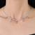 Pure 925 silver infinity tennis chain for women