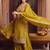women ethnic motifs embroidered regular thread work kurta with palazzos & with dupatta