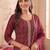 women ethnic motifs embroidered regular kurta with trousers & with dupatta