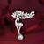 Pure 925 silver graceful fawn brooch