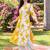 women printed regular kurta with palazzos