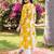 women printed regular kurta with palazzos