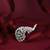 Pure 925 silver majestic peacock brooch