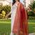 women floral embroidered regular thread work kurta with trousers & with dupatta