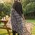 women floral embroidered regular thread work kurta with trousers & with dupatta
