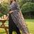 women floral embroidered regular thread work kurta with trousers & with dupatta