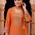 women ethnic motifs embroidered regular sequinned kurta with trousers & with dupatta