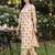 women floral printed regular cotton kurta with trousers