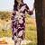 women floral printed regular sequinned kurta with trousers