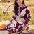 women floral printed regular sequinned kurta with trousers
