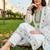 women ethnic motifs embroidered regular mirror work cotton kurta with trousers & with dupatta