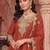 women ethnic motifs embroidered regular kurta with sharara & with dupatta