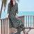 women printed regular cotton kurta with trousers