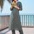 women printed regular cotton kurta with trousers