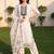 women ethnic motifs embroidered regular mirror work cotton kurta with trousers & with dupatta