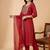 women ethnic motifs embroidered regular liva kurta with trousers & with dupatta