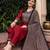 women printed regular gotta patti cotton kurta with trousers & with dupatta