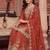 women ethnic motifs embroidered regular kurta with palazzos & with dupatta