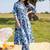 women floral printed regular cotton kurta with trousers