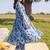 women floral printed regular cotton kurta with trousers