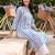 women printed regular cotton kurta with palazzos