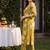women floral printed pleated cotton kurta with trousers
