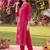 women ethnic motifs printed regular cotton kurta with trousers & with dupatta
