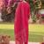 women ethnic motifs printed regular cotton kurta with trousers & with dupatta