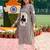 women striped regular cotton kurta with trousers