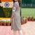 women striped regular cotton kurta with trousers