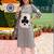 women striped regular cotton kurta with trousers