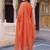 women floral printed regular cotton kurta with trousers & with dupatta