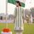 women ethnic motifs printed regular thread work cotton kurta with trousers & with dupatta