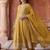 women ethnic motifs embroidered empire kurta with palazzos & with dupatta