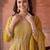 women ethnic motifs embroidered empire kurta with palazzos & with dupatta