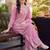 women ethnic motifs embroidered regular sequinned kurta with palazzos & with dupatta