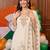 women ethnic motifs embroidered regular kurta with palazzos & with dupatta