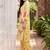 women printed regular cotton kurta with trousers