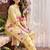 women printed regular cotton kurta with trousers