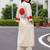 women floral printed regular cotton kurta with trousers