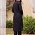 women ethnic motifs embroidered regular thread work kurta with trousers