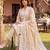 women ethnic motifs embroidered regular thread work cotton kurta with trousers & with dupatta