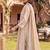 women ethnic motifs embroidered regular thread work cotton kurta with trousers & with dupatta