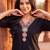 women ethnic motifs regular thread work kurta with trousers & with dupatta