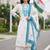 women floral embroidered regular thread work kurta with trousers & with dupatta
