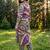 women printed regular cotton kurta with trousers