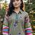 women printed regular cotton kurta with trousers