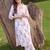 women floral printed regular cotton kurta with trousers
