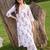 women floral printed regular cotton kurta with trousers